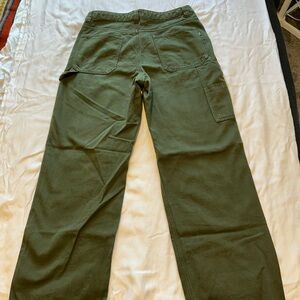 TNA Olive Green Straight Leg Pants